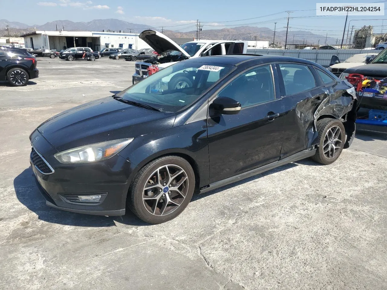 2017 Ford Focus Sel VIN: 1FADP3H22HL204254 Lot: 73834344