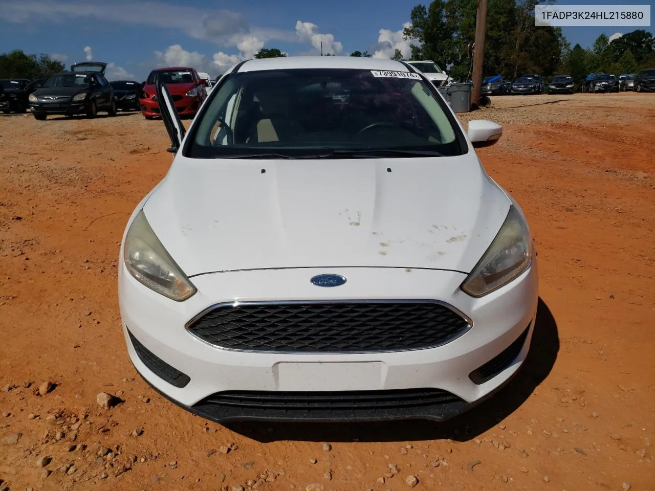 2017 Ford Focus Se VIN: 1FADP3K24HL215880 Lot: 73991074