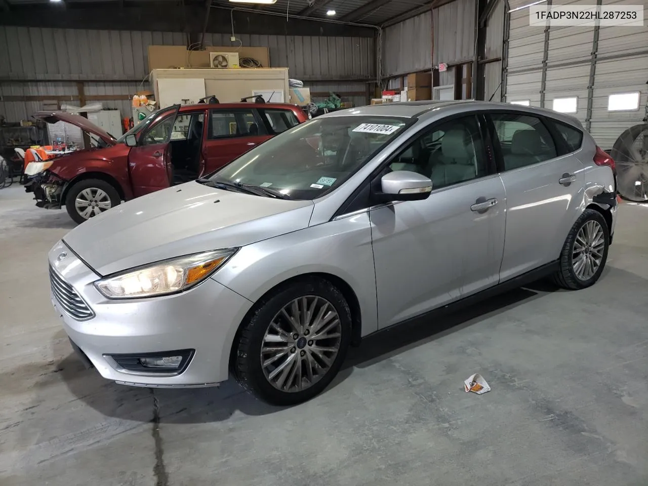 2017 Ford Focus Titanium VIN: 1FADP3N22HL287253 Lot: 74101004