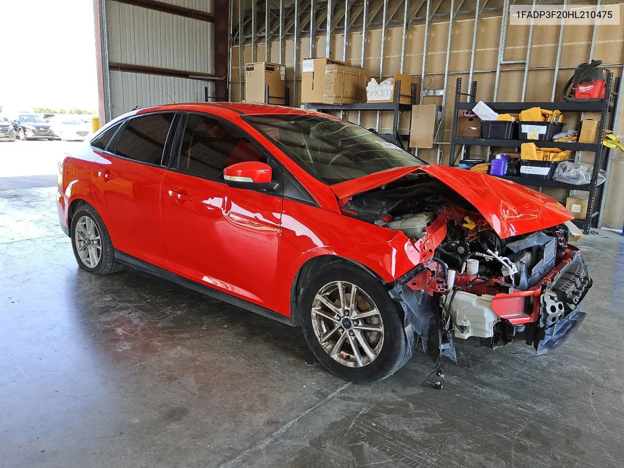 2017 Ford Focus Se VIN: 1FADP3F20HL210475 Lot: 74172274