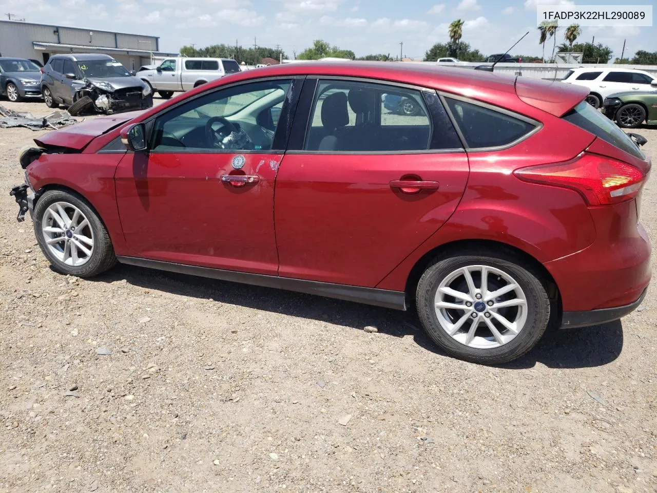 2017 Ford Focus Se VIN: 1FADP3K22HL290089 Lot: 74229954