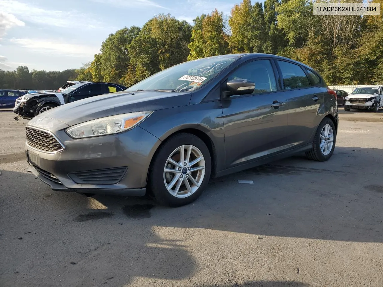 2017 Ford Focus Se VIN: 1FADP3K2XHL241884 Lot: 74272014