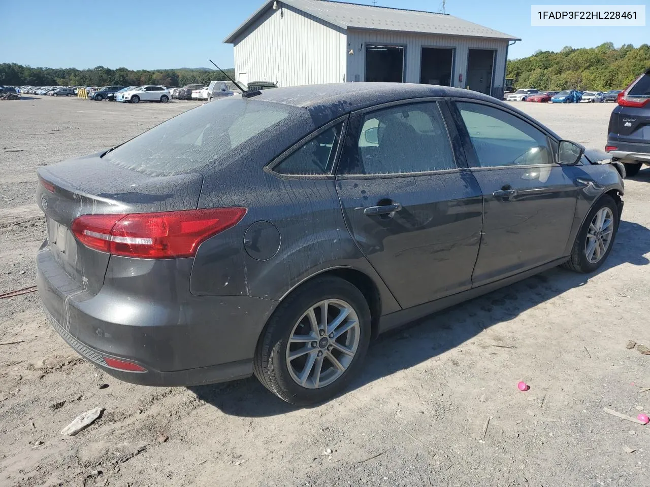 2017 Ford Focus Se VIN: 1FADP3F22HL228461 Lot: 74681624