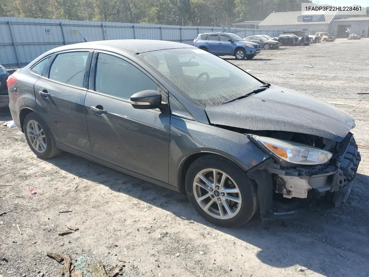 2017 Ford Focus Se VIN: 1FADP3F22HL228461 Lot: 74681624