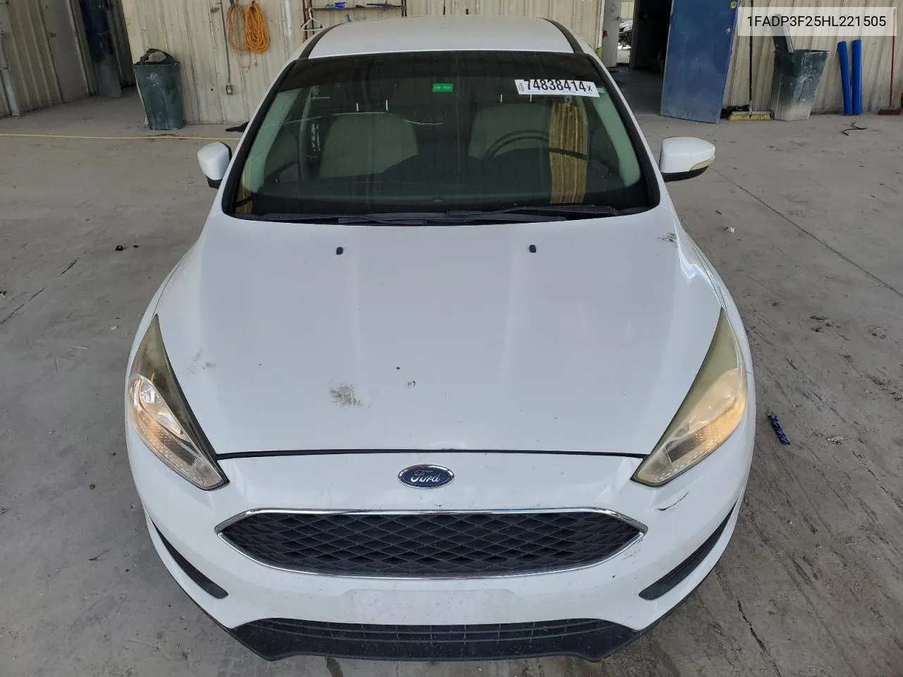 2017 Ford Focus Se VIN: 1FADP3F25HL221505 Lot: 74838414