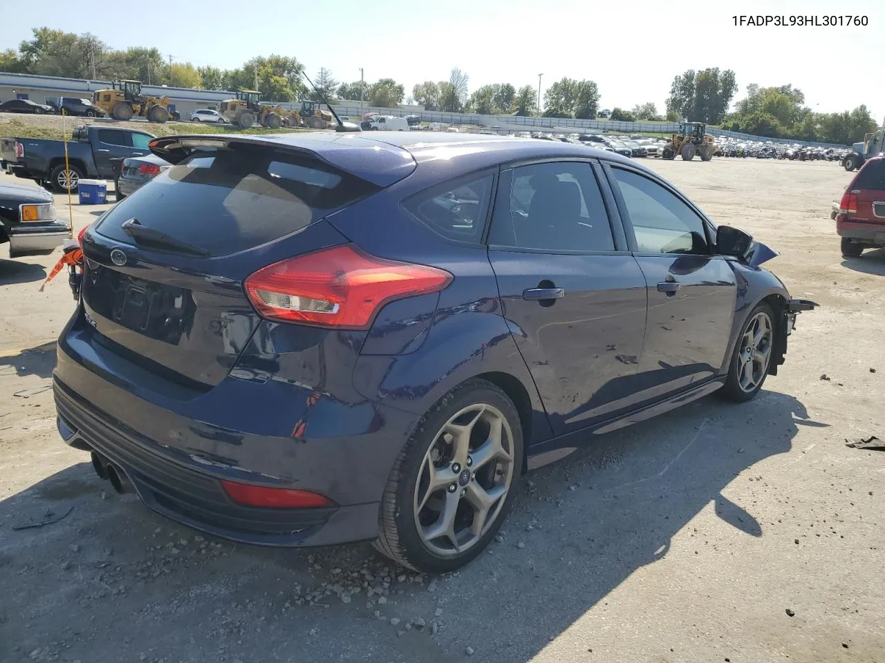 2017 Ford Focus St VIN: 1FADP3L93HL301760 Lot: 74891514