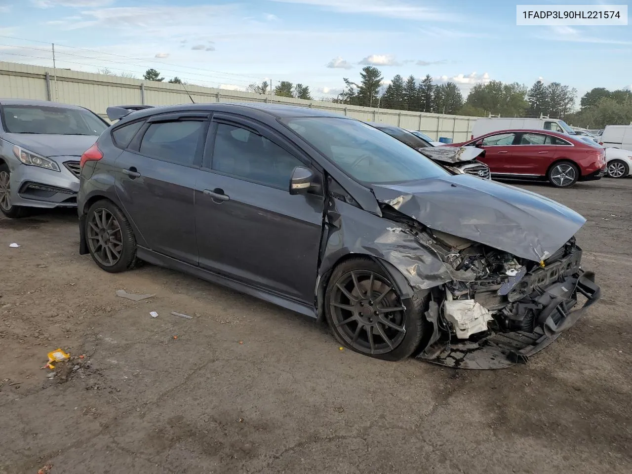 2017 Ford Focus St VIN: 1FADP3L90HL221574 Lot: 74912284