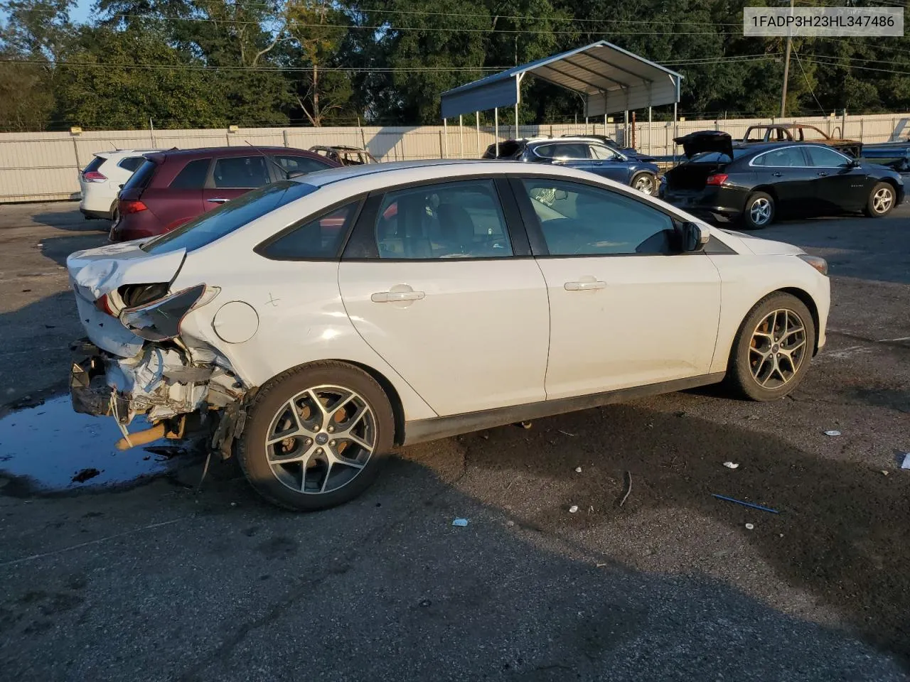 2017 Ford Focus Sel VIN: 1FADP3H23HL347486 Lot: 75201824