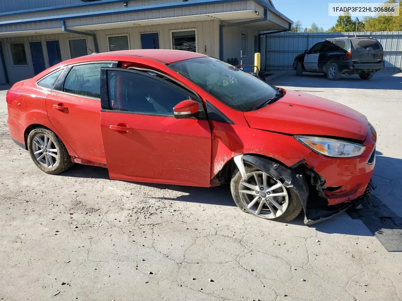 2017 Ford Focus Se VIN: 1FADP3F22HL306866 Lot: 75211724