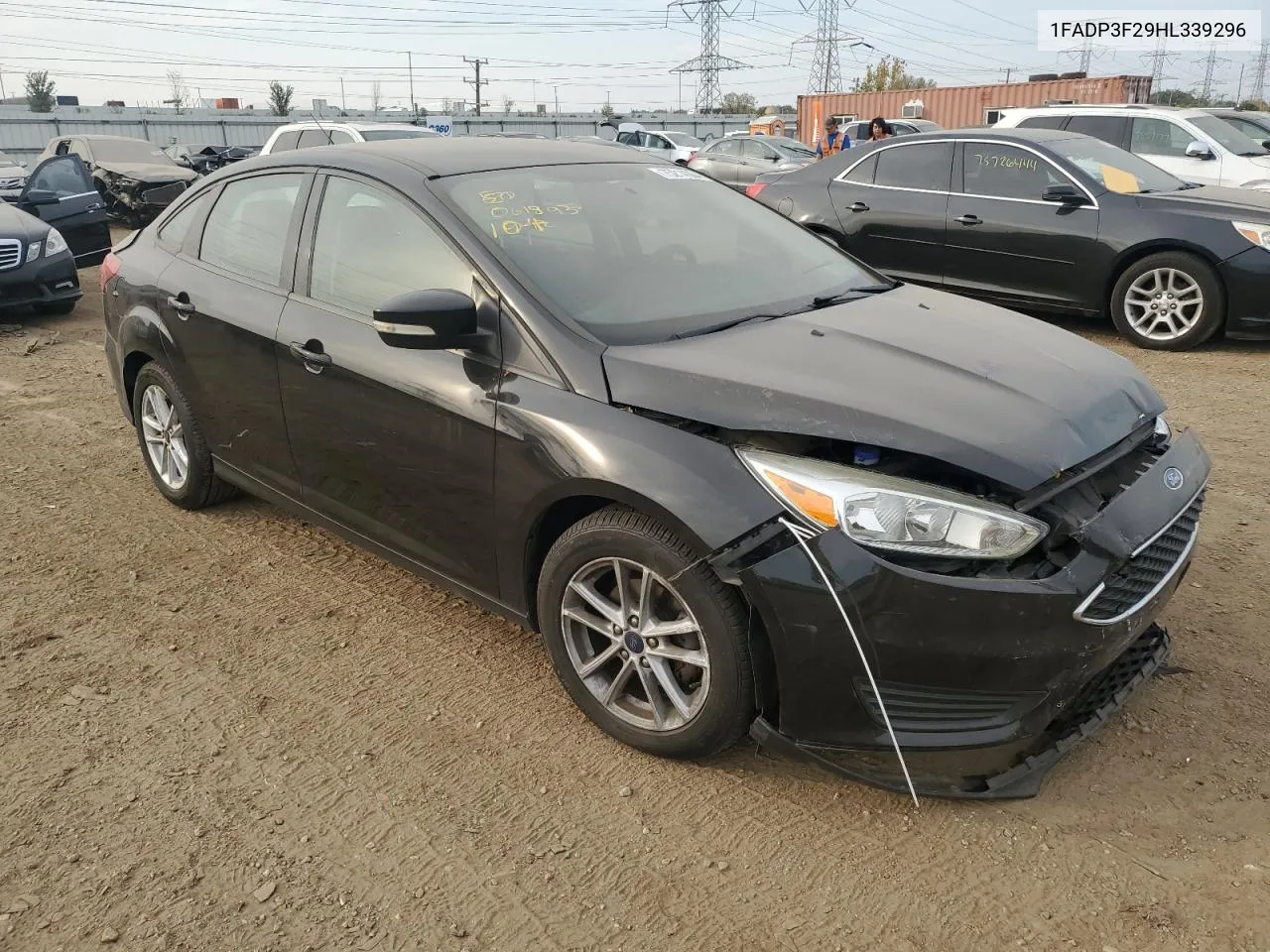 2017 Ford Focus Se VIN: 1FADP3F29HL339296 Lot: 75214004