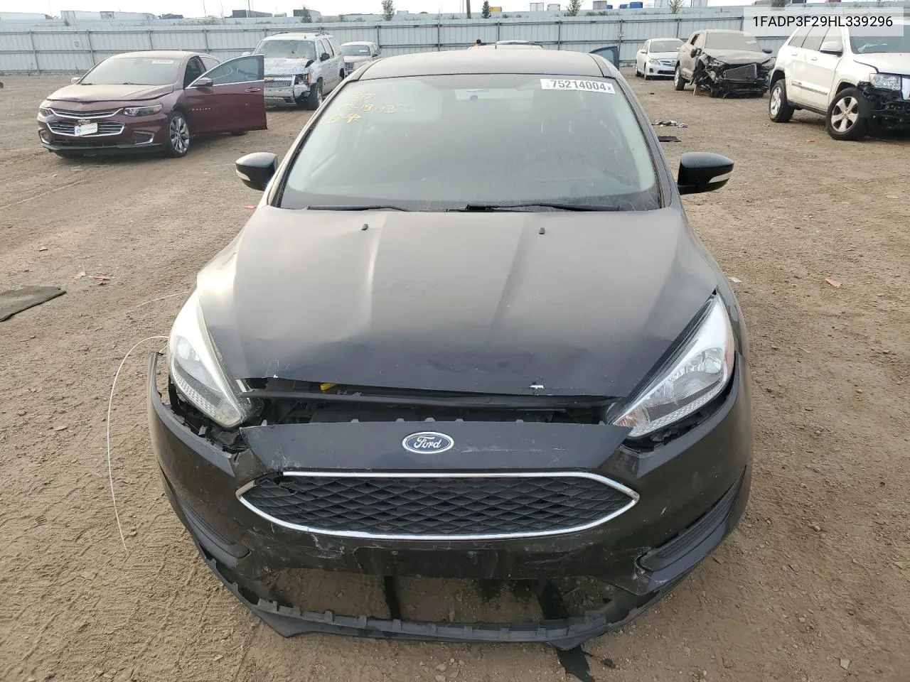 2017 Ford Focus Se VIN: 1FADP3F29HL339296 Lot: 75214004