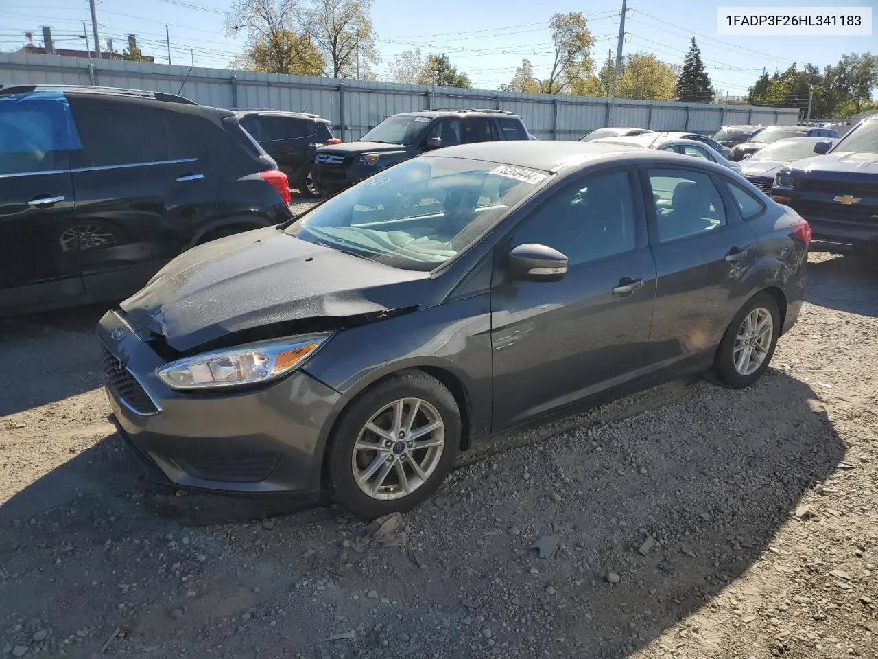 2017 Ford Focus Se VIN: 1FADP3F26HL341183 Lot: 75259444