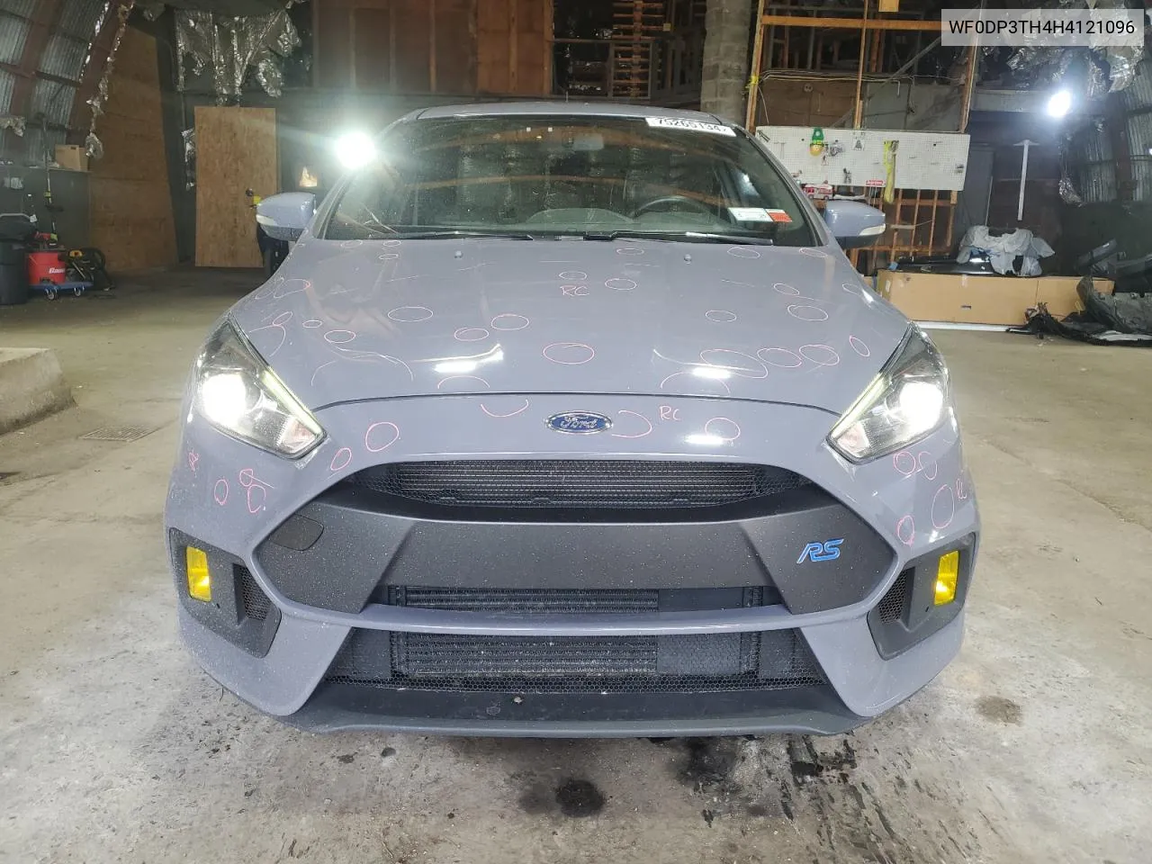 2017 Ford Focus Rs VIN: WF0DP3TH4H4121096 Lot: 75265134