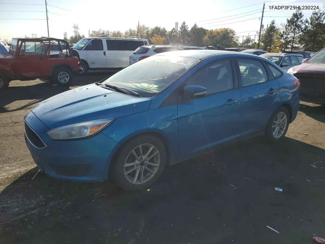 2017 Ford Focus Se VIN: 1FADP3F29HL230224 Lot: 75451744