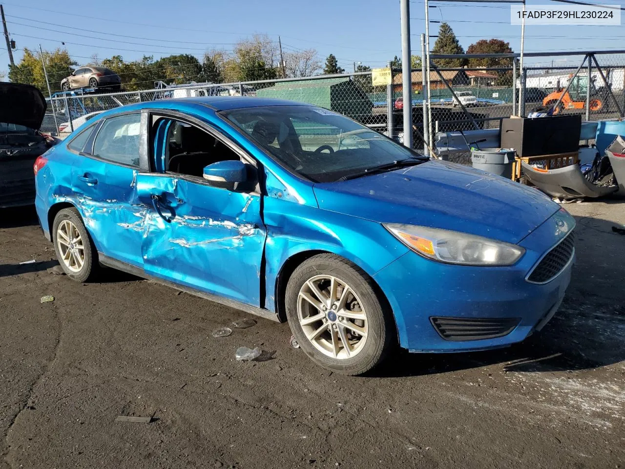 2017 Ford Focus Se VIN: 1FADP3F29HL230224 Lot: 75451744