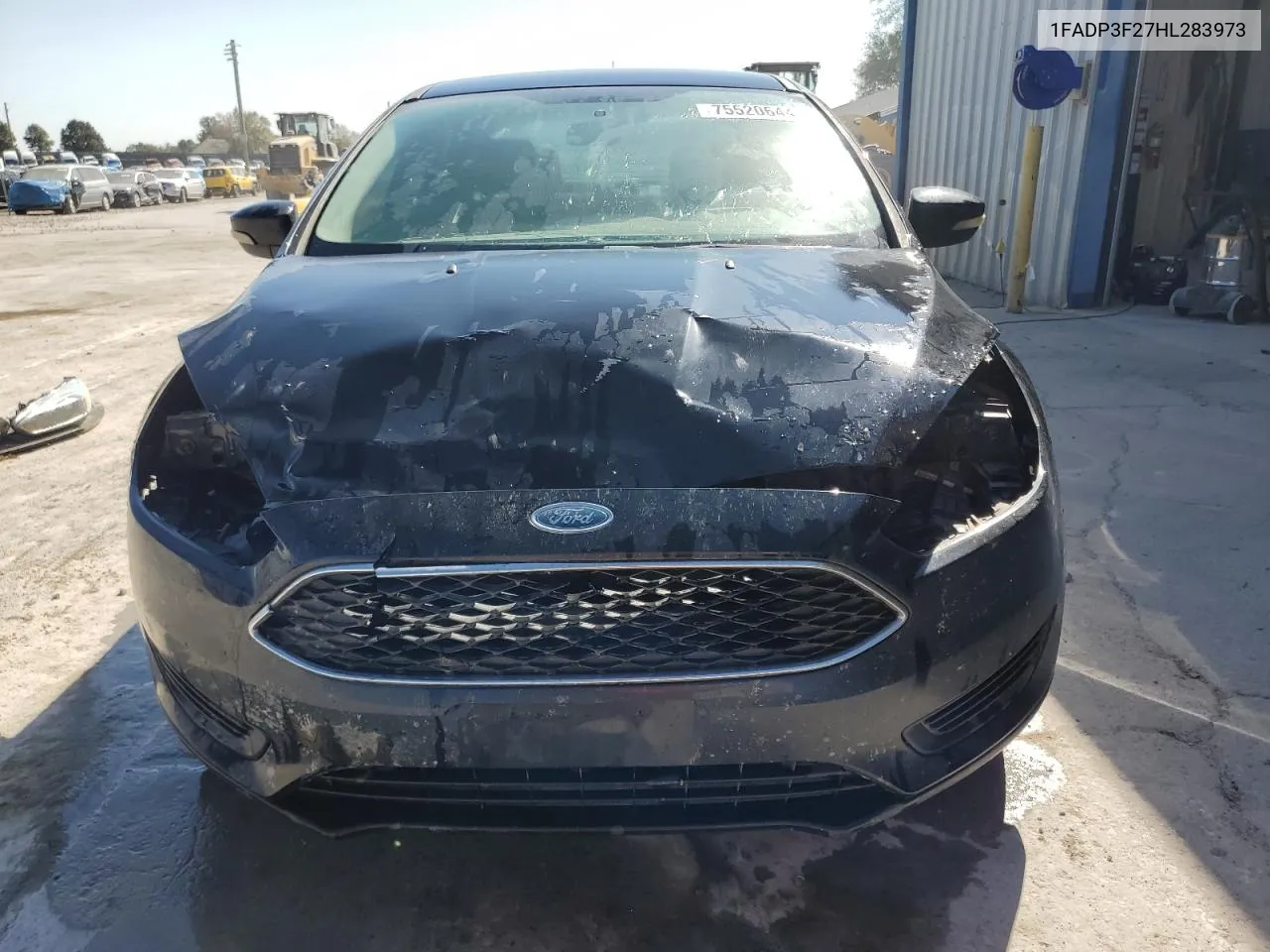 2017 Ford Focus Se VIN: 1FADP3F27HL283973 Lot: 75520644