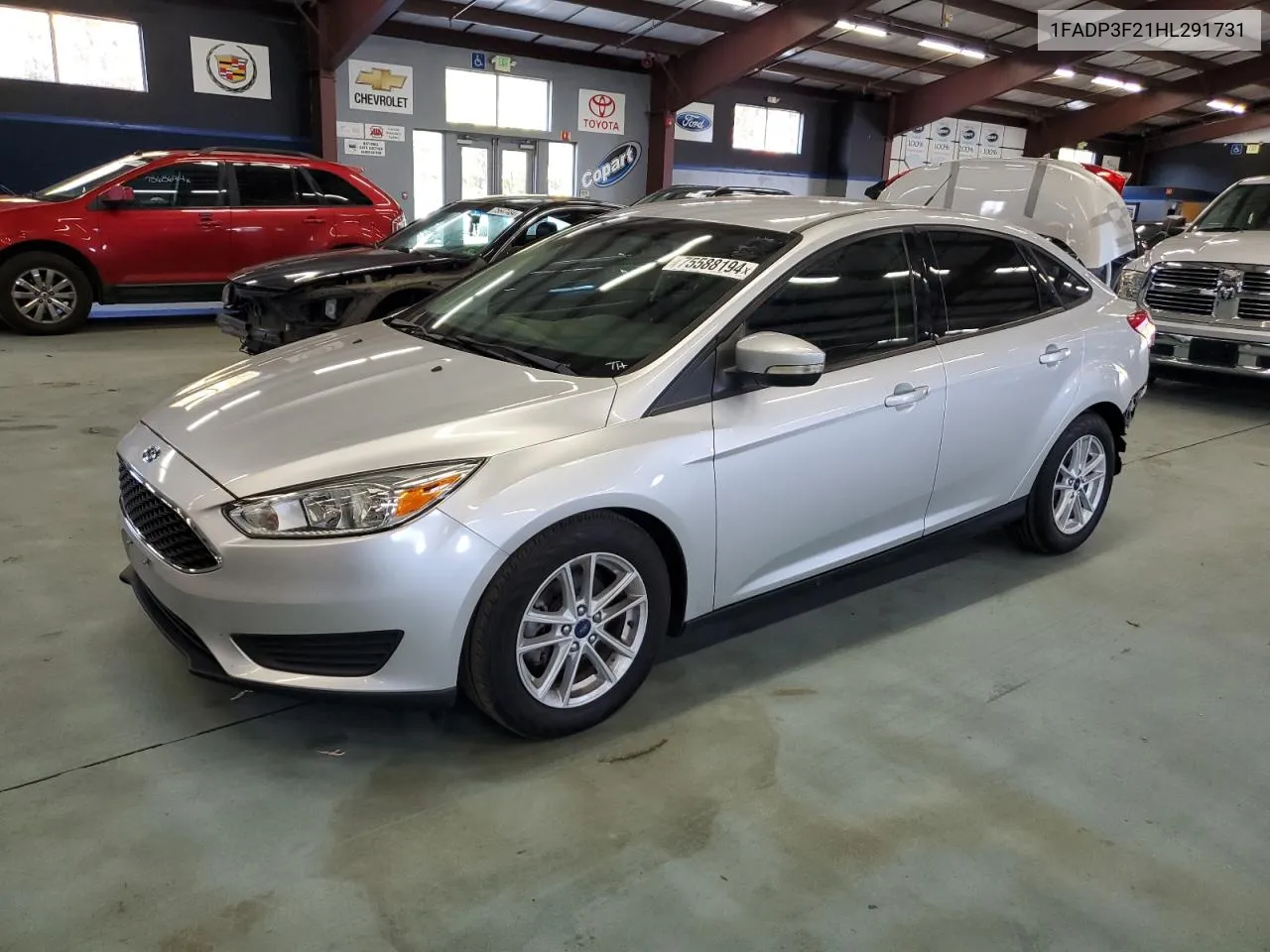 2017 Ford Focus Se VIN: 1FADP3F21HL291731 Lot: 75588194