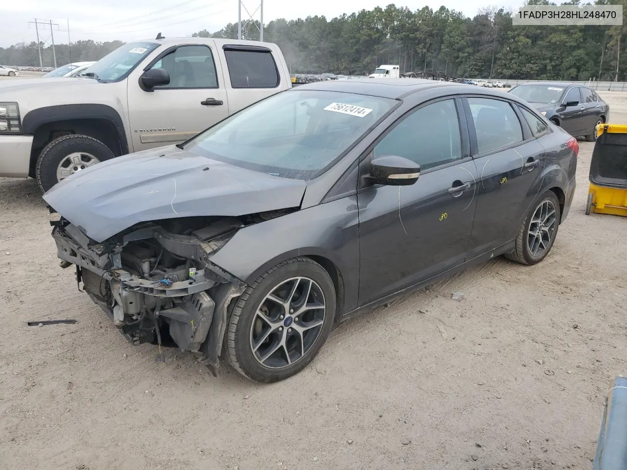 2017 Ford Focus Sel VIN: 1FADP3H28HL248470 Lot: 75612414