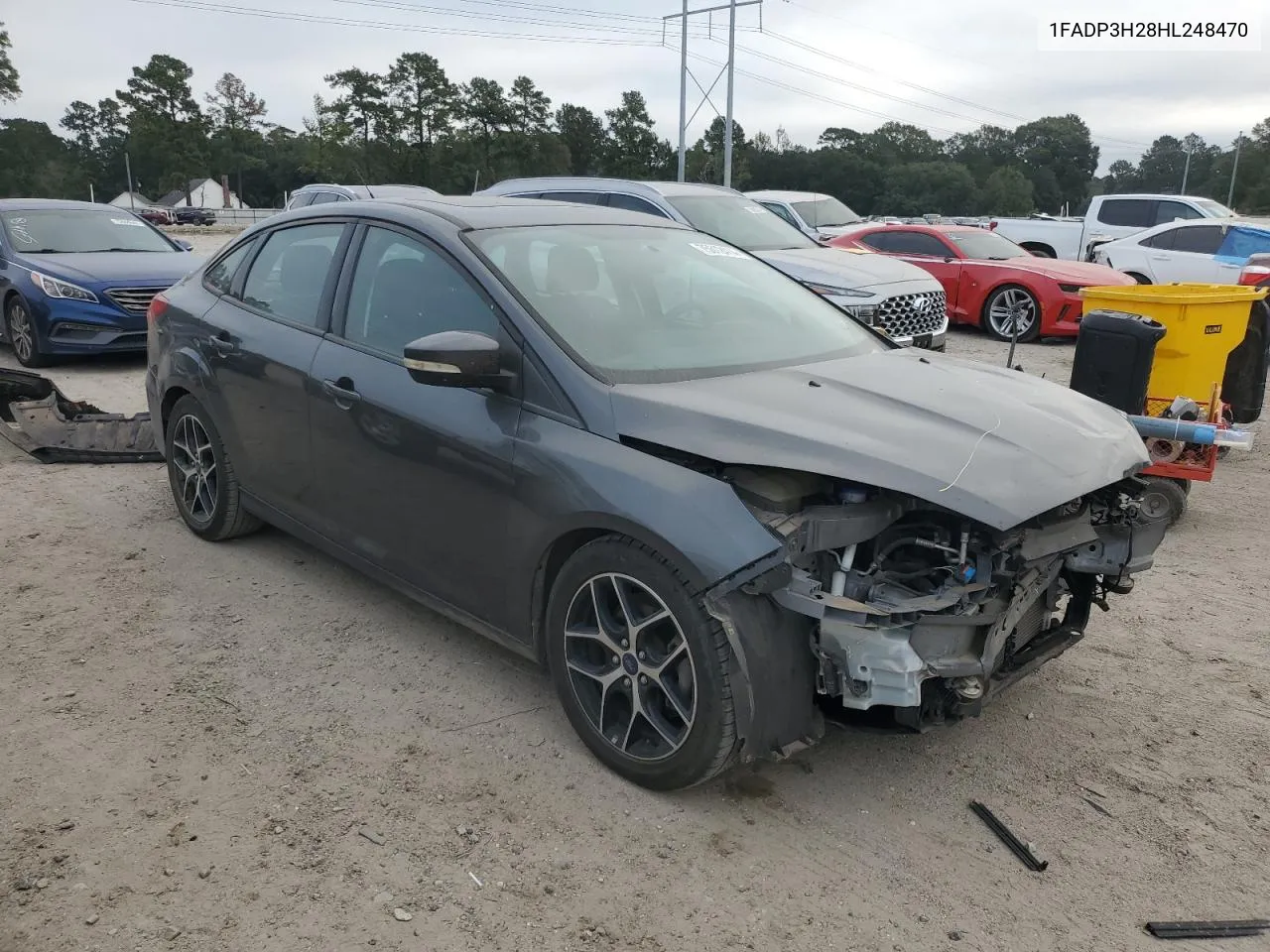 2017 Ford Focus Sel VIN: 1FADP3H28HL248470 Lot: 75612414