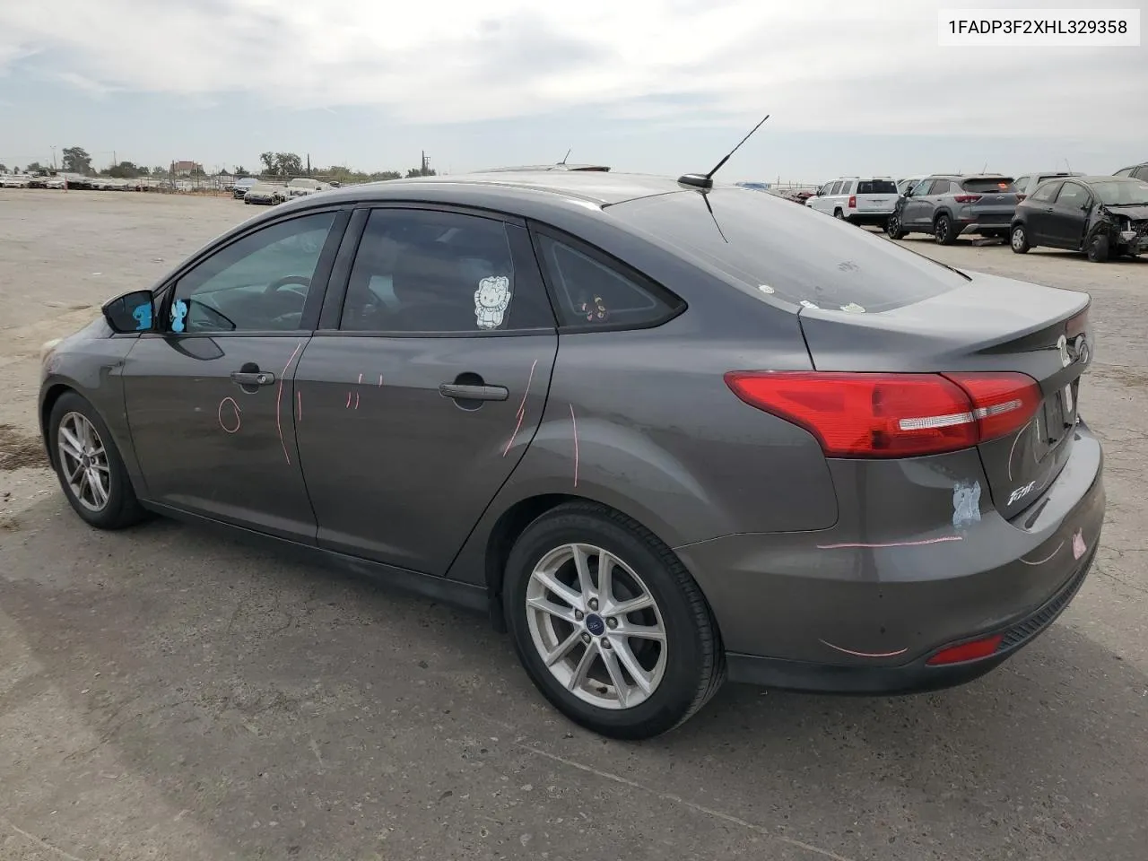 2017 Ford Focus Se VIN: 1FADP3F2XHL329358 Lot: 75652934