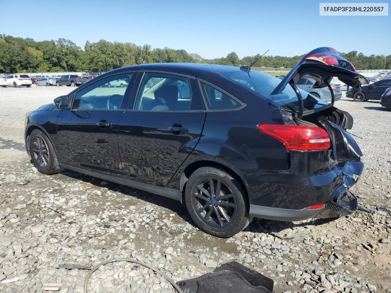 2017 Ford Focus Se VIN: 1FADP3F28HL220557 Lot: 75731404