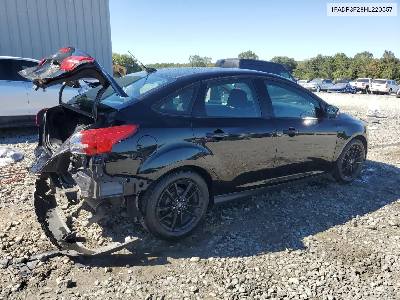 2017 Ford Focus Se VIN: 1FADP3F28HL220557 Lot: 75731404