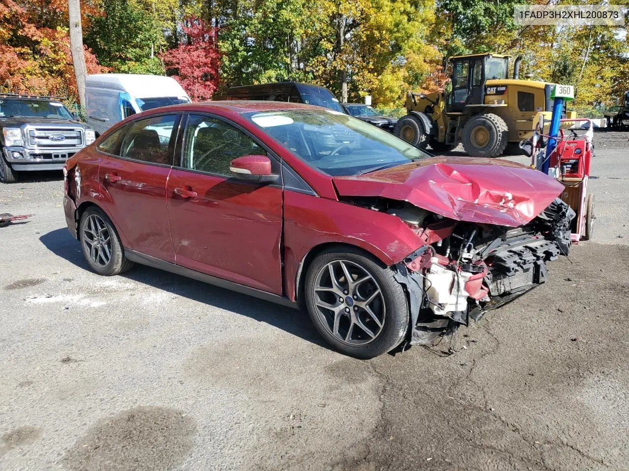 2017 Ford Focus Sel VIN: 1FADP3H2XHL200873 Lot: 75884564