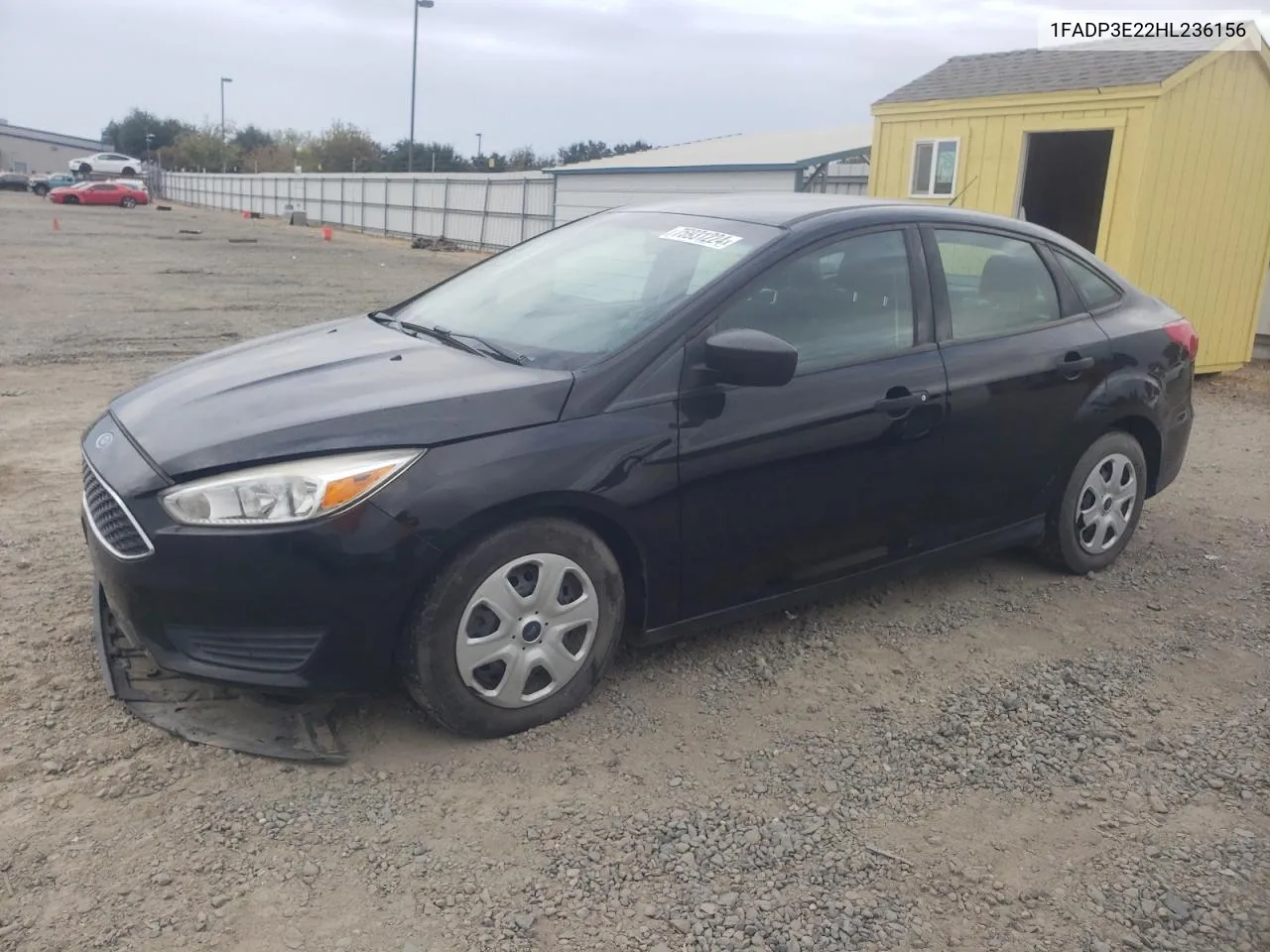 2017 Ford Focus S VIN: 1FADP3E22HL236156 Lot: 75931224