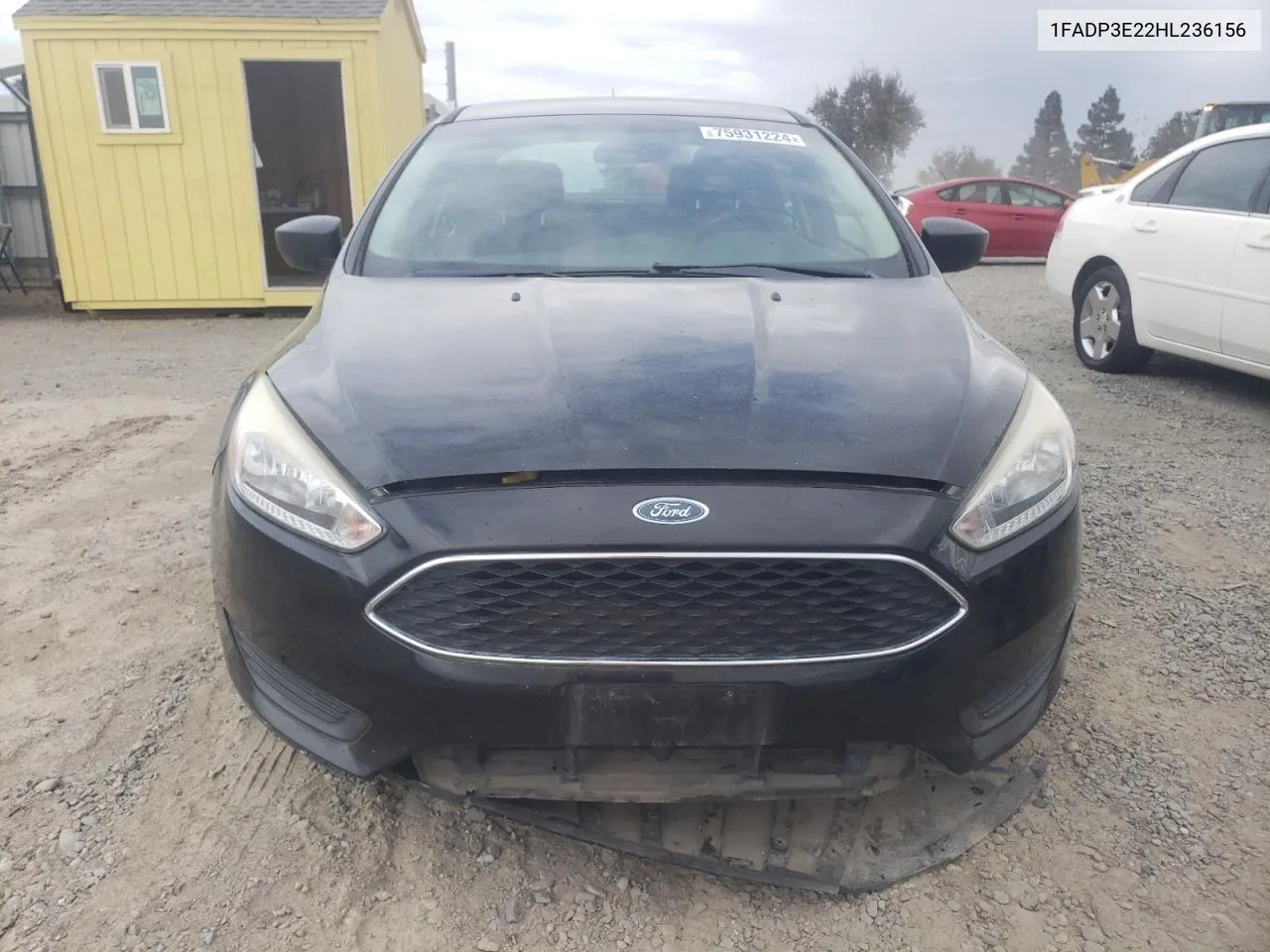 2017 Ford Focus S VIN: 1FADP3E22HL236156 Lot: 75931224