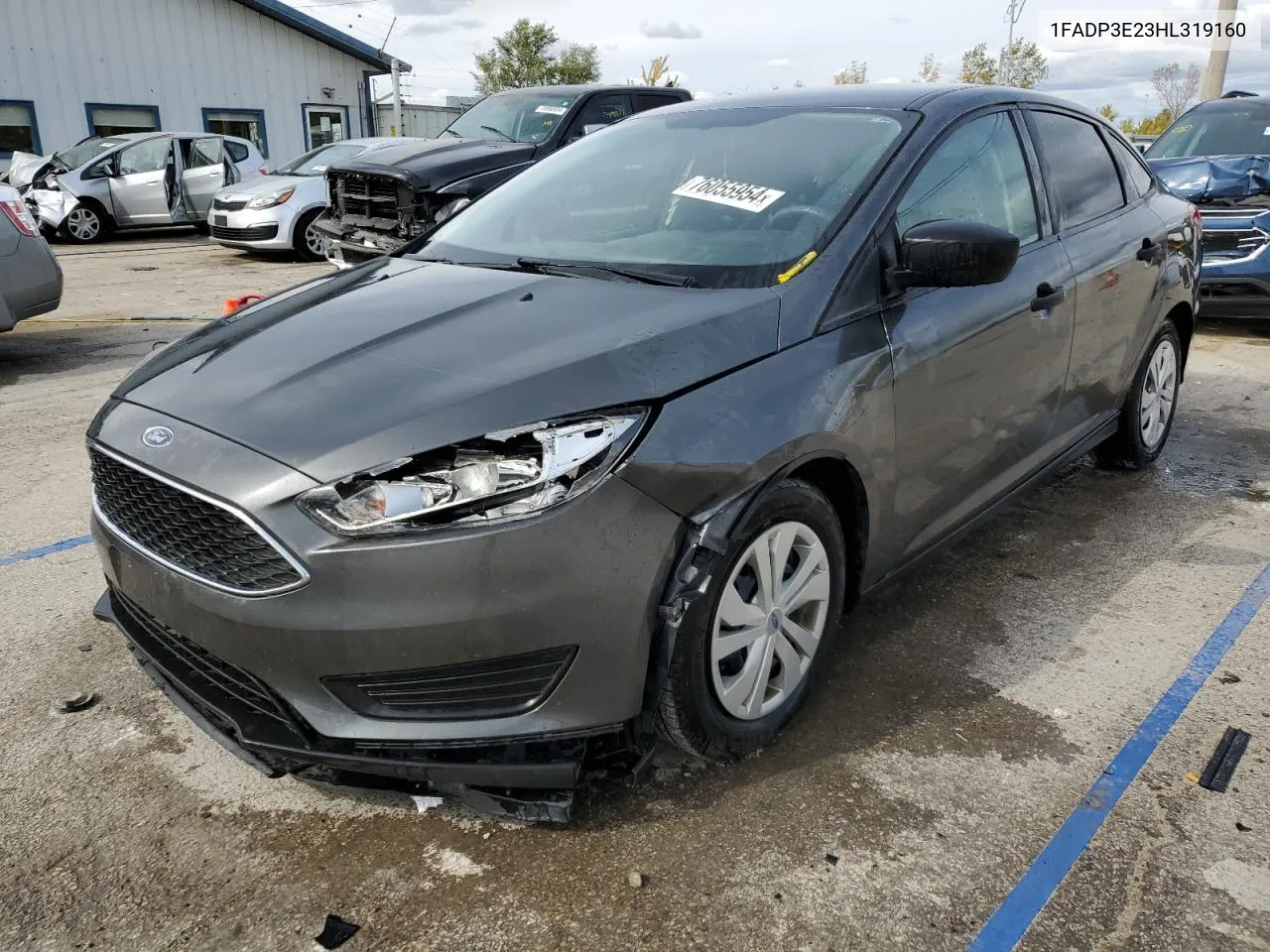 2017 Ford Focus S VIN: 1FADP3E23HL319160 Lot: 76055954