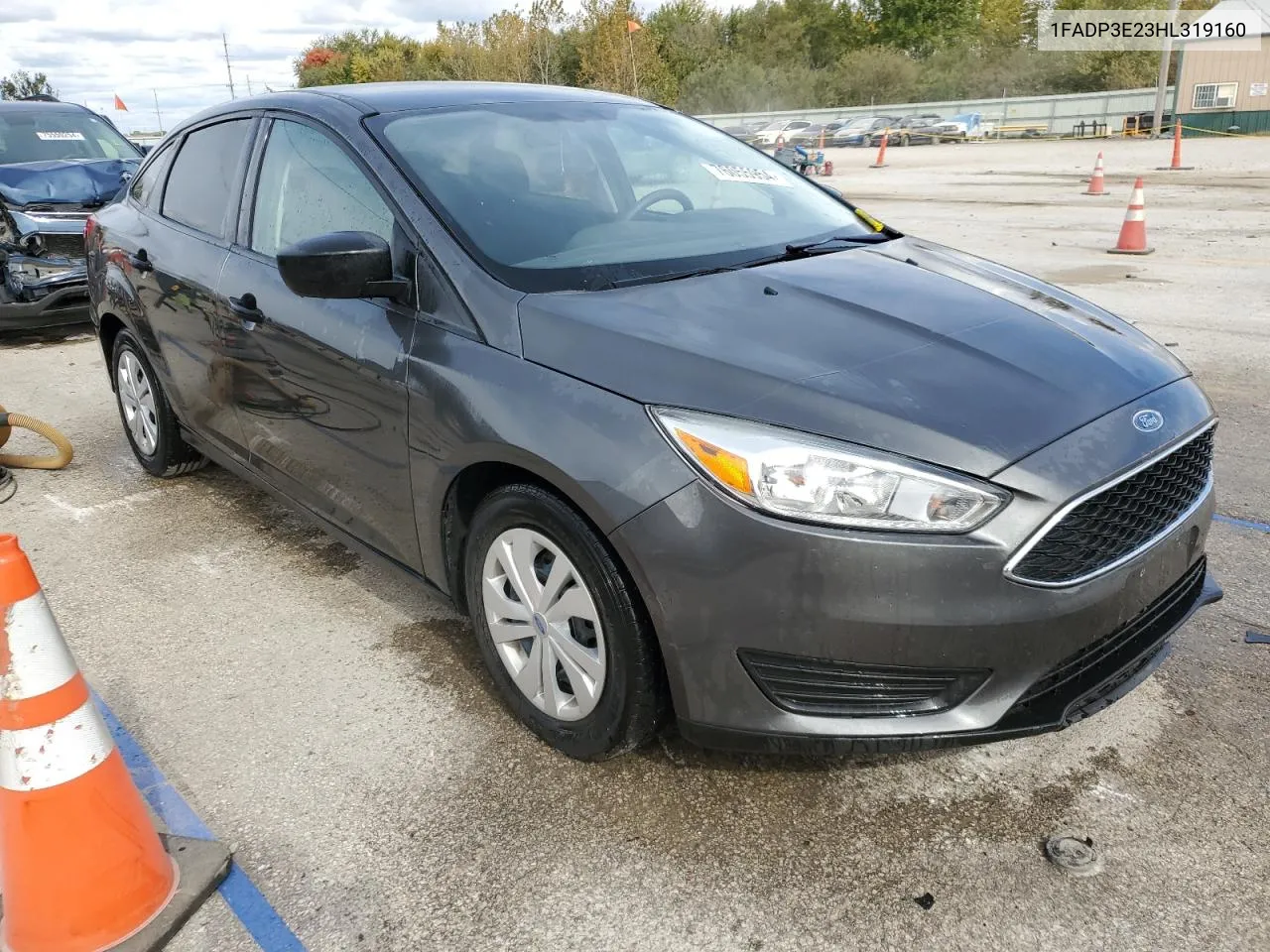 2017 Ford Focus S VIN: 1FADP3E23HL319160 Lot: 76055954