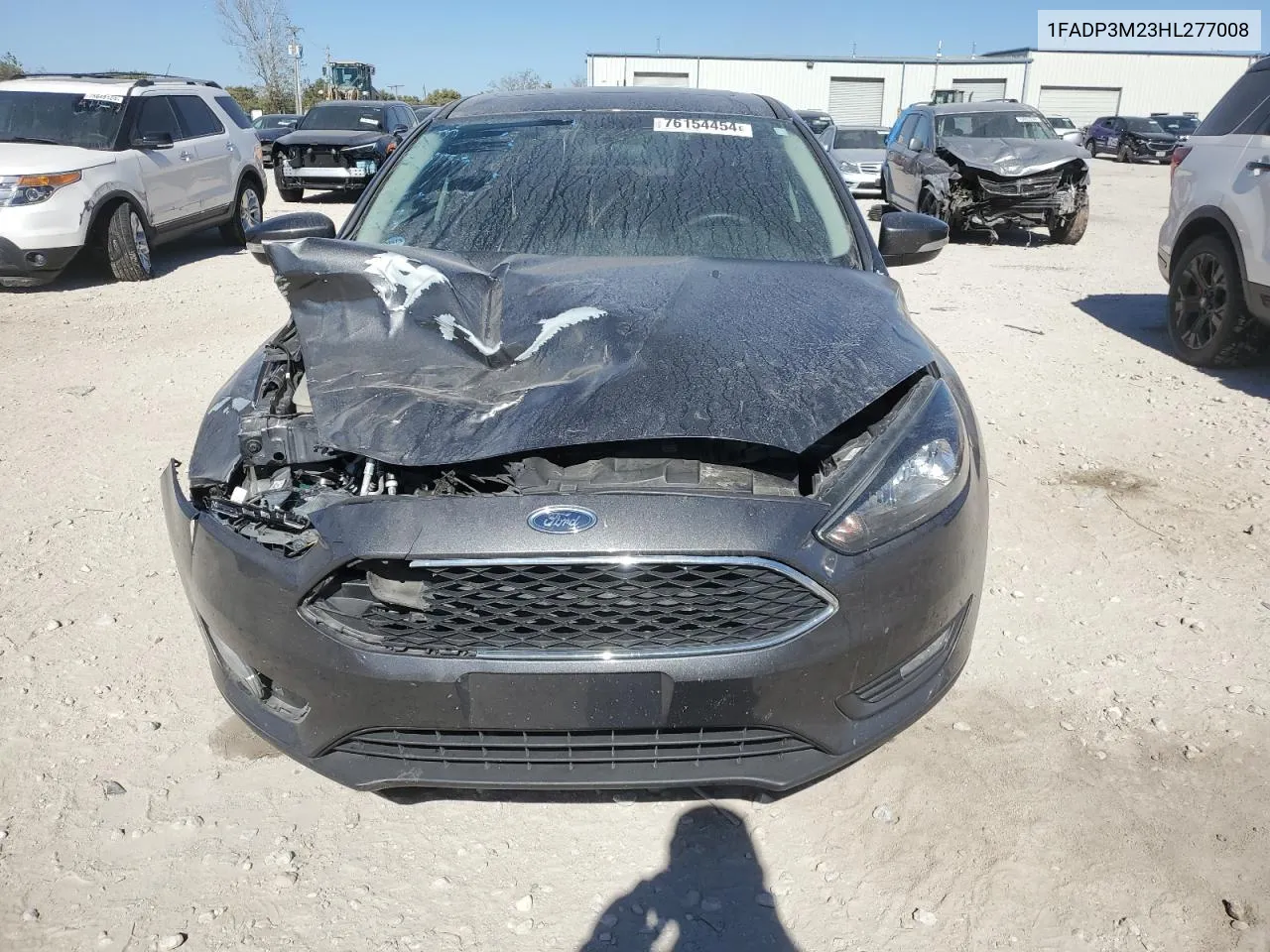 2017 Ford Focus Sel VIN: 1FADP3M23HL277008 Lot: 76154454