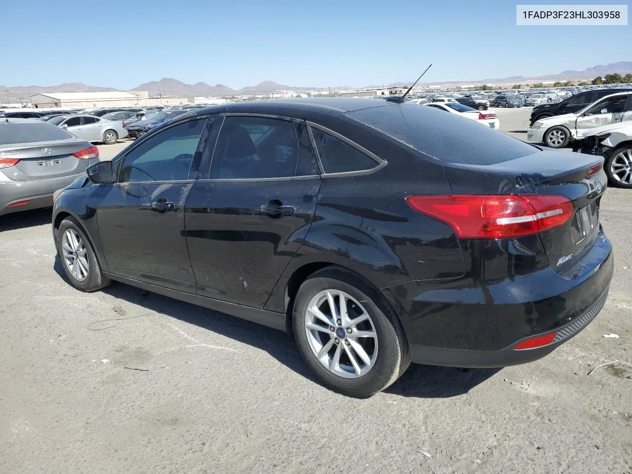 2017 Ford Focus Se VIN: 1FADP3F23HL303958 Lot: 76343674