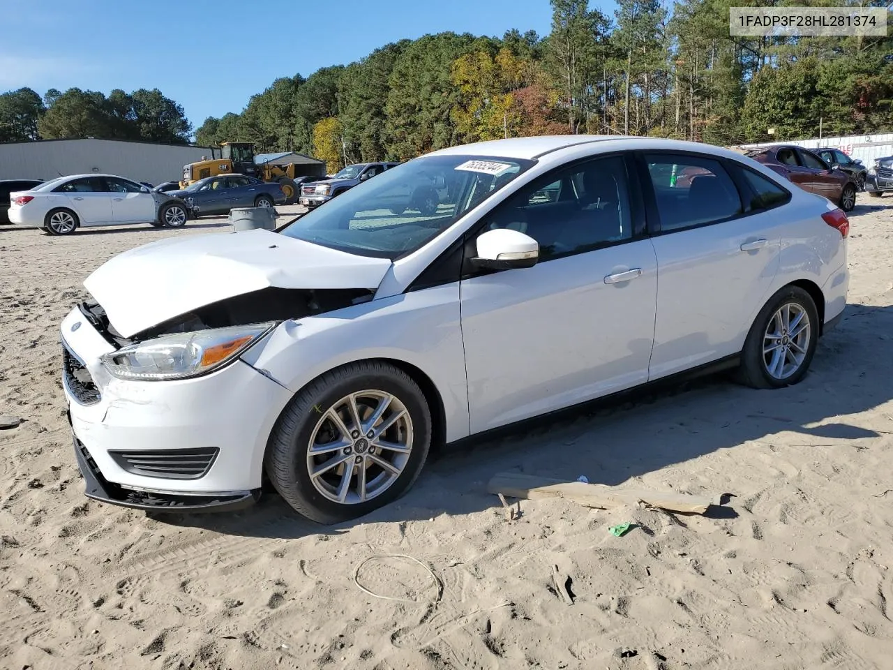 2017 Ford Focus Se VIN: 1FADP3F28HL281374 Lot: 76355244