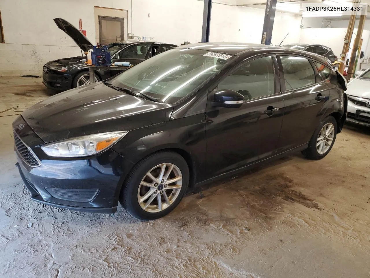 2017 Ford Focus Se VIN: 1FADP3K26HL314331 Lot: 76391914