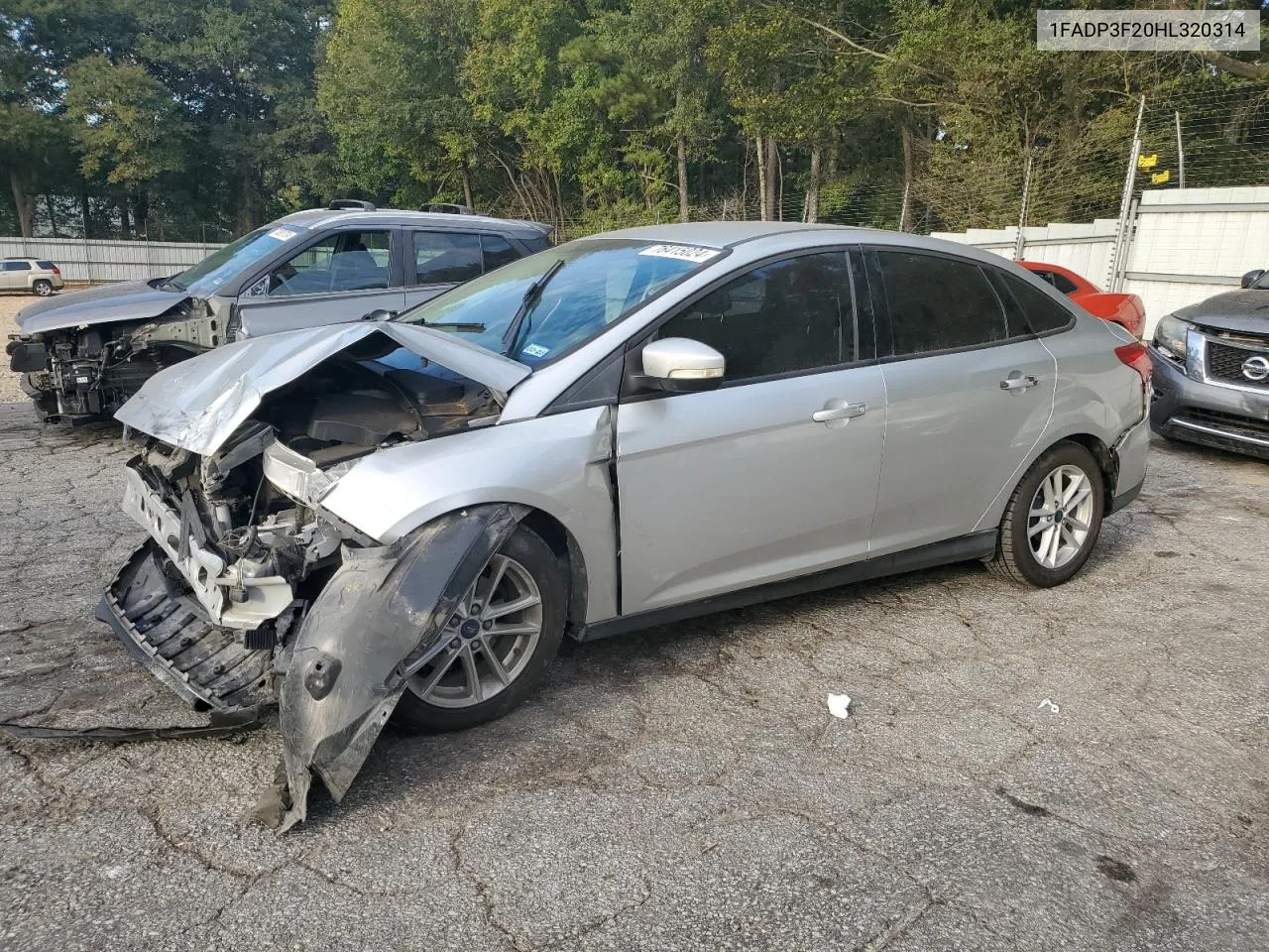 2017 Ford Focus Se VIN: 1FADP3F20HL320314 Lot: 76415024