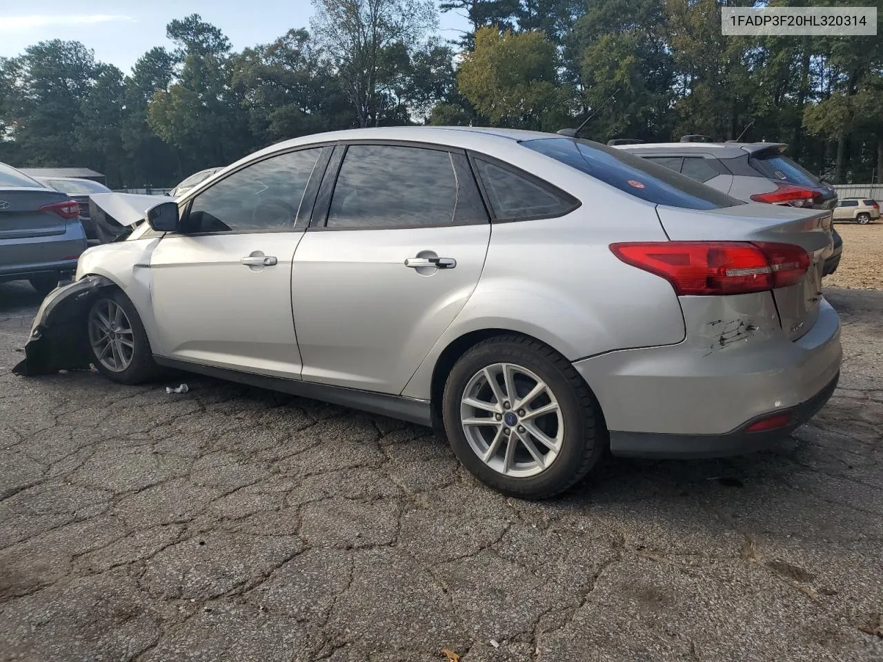 2017 Ford Focus Se VIN: 1FADP3F20HL320314 Lot: 76415024