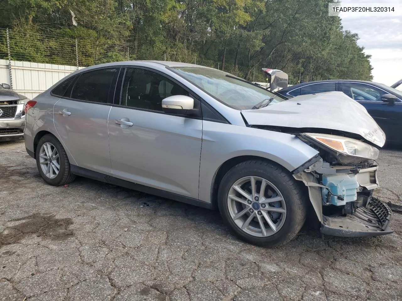 2017 Ford Focus Se VIN: 1FADP3F20HL320314 Lot: 76415024