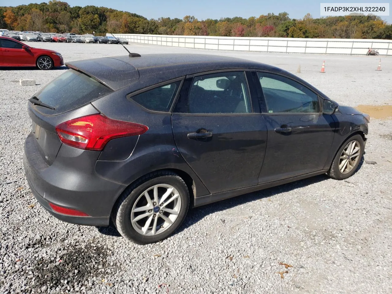 2017 Ford Focus Se VIN: 1FADP3K2XHL322240 Lot: 76489354