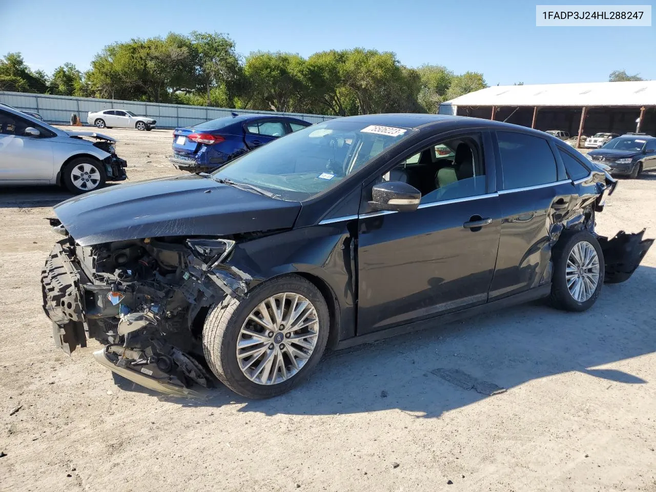 1FADP3J24HL288247 2017 Ford Focus Titanium