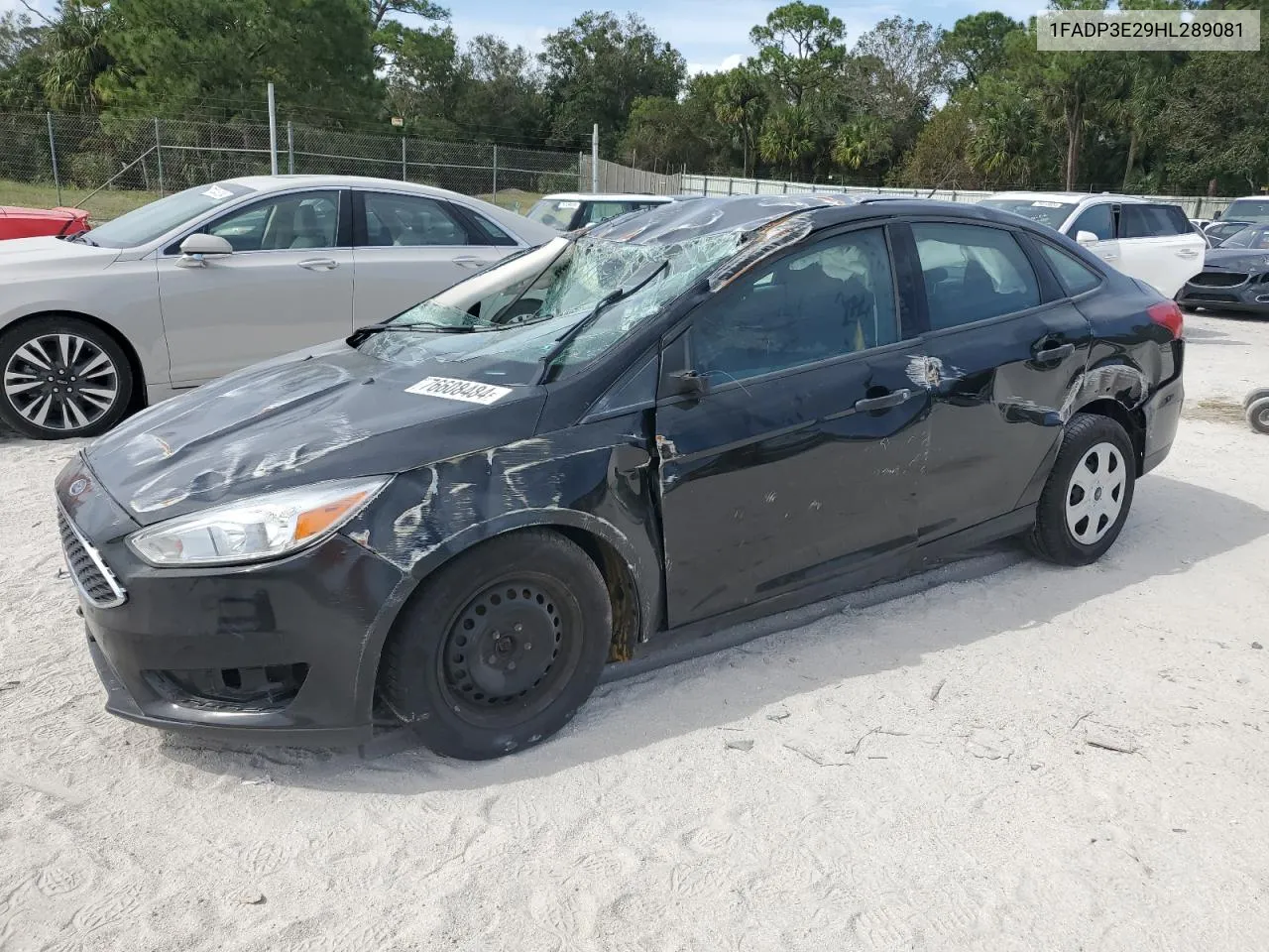 2017 Ford Focus S VIN: 1FADP3E29HL289081 Lot: 76608484