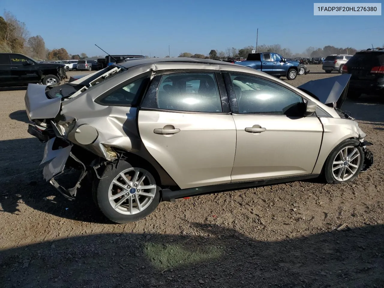 2017 Ford Focus Se VIN: 1FADP3F20HL276380 Lot: 76731564