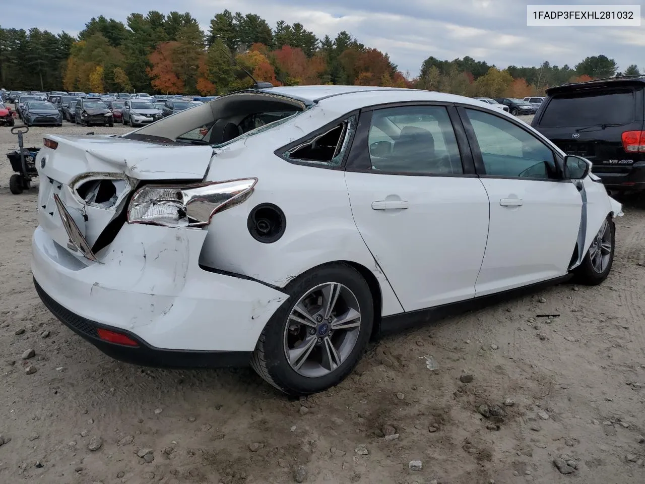 2017 Ford Focus Se VIN: 1FADP3FEXHL281032 Lot: 76762014