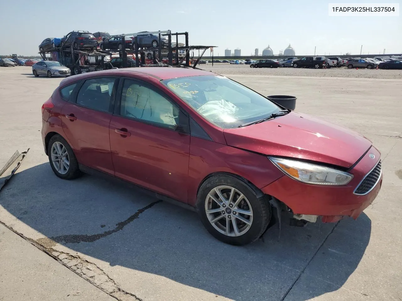 2017 Ford Focus Se VIN: 1FADP3K25HL337504 Lot: 76910964