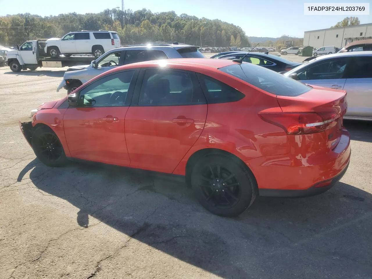 2017 Ford Focus Se VIN: 1FADP3F24HL203769 Lot: 77020184