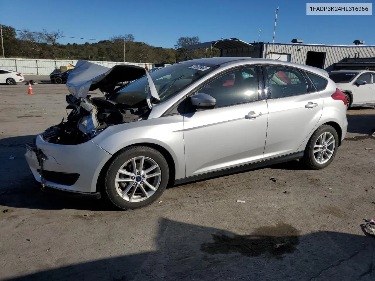 1FADP3K24HL316966 2017 Ford Focus Se