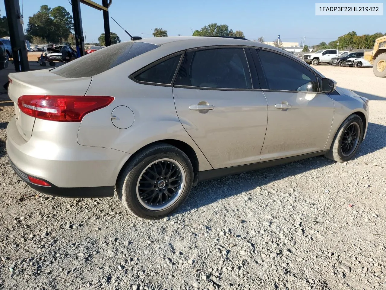 2017 Ford Focus Se VIN: 1FADP3F22HL219422 Lot: 77035944