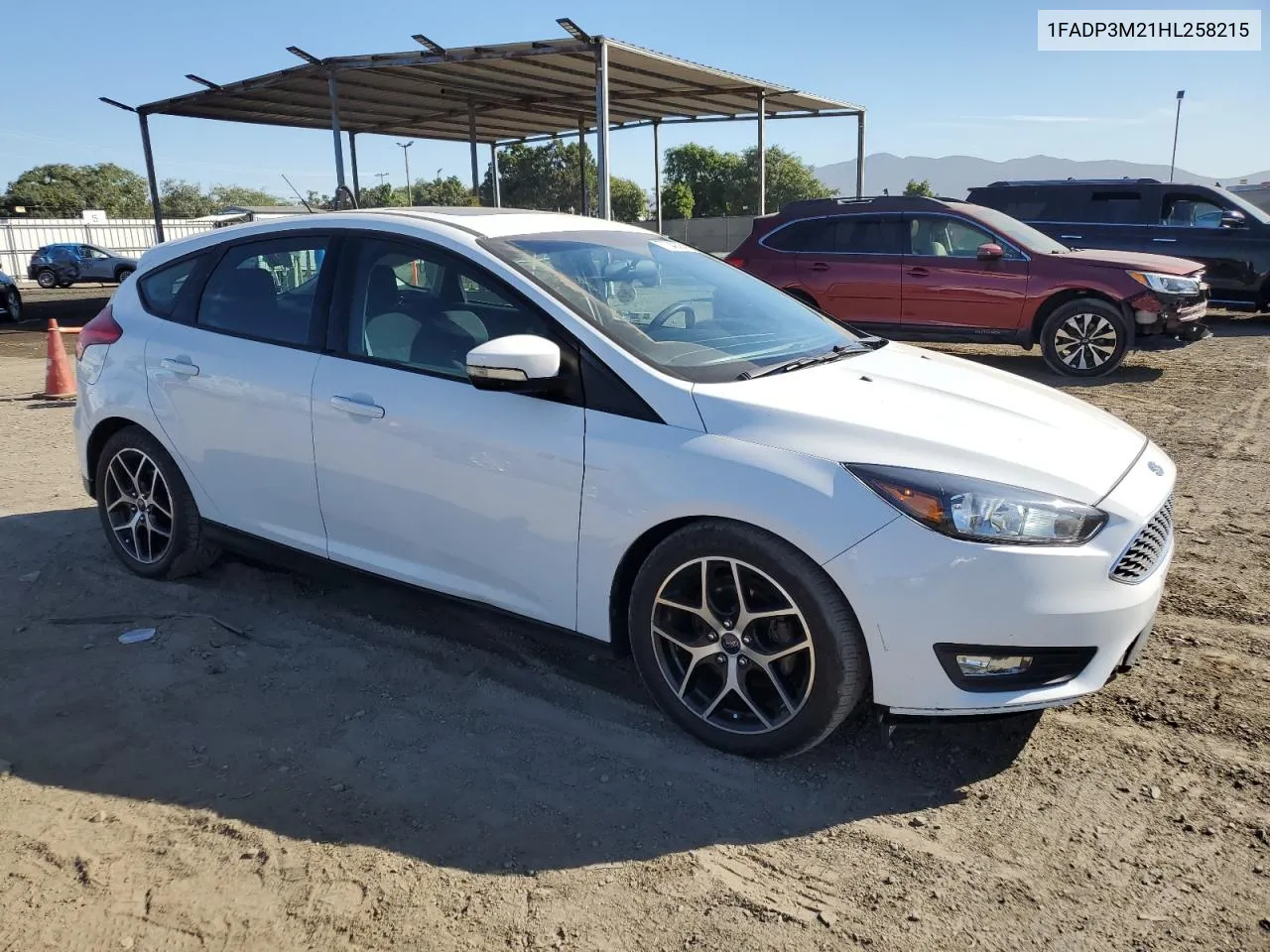 2017 Ford Focus Sel VIN: 1FADP3M21HL258215 Lot: 77042584