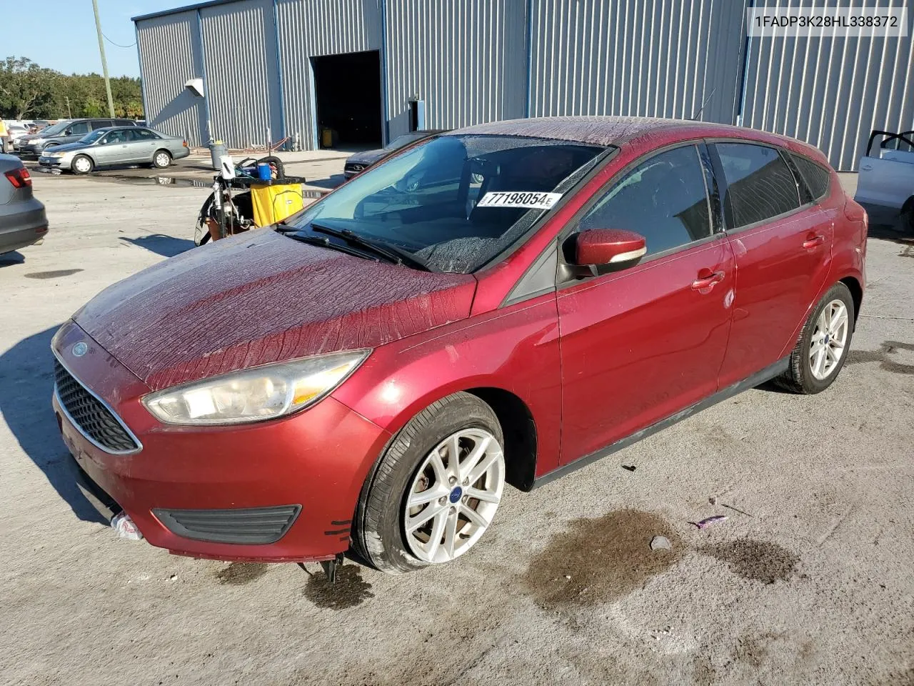 2017 Ford Focus Se VIN: 1FADP3K28HL338372 Lot: 77198054