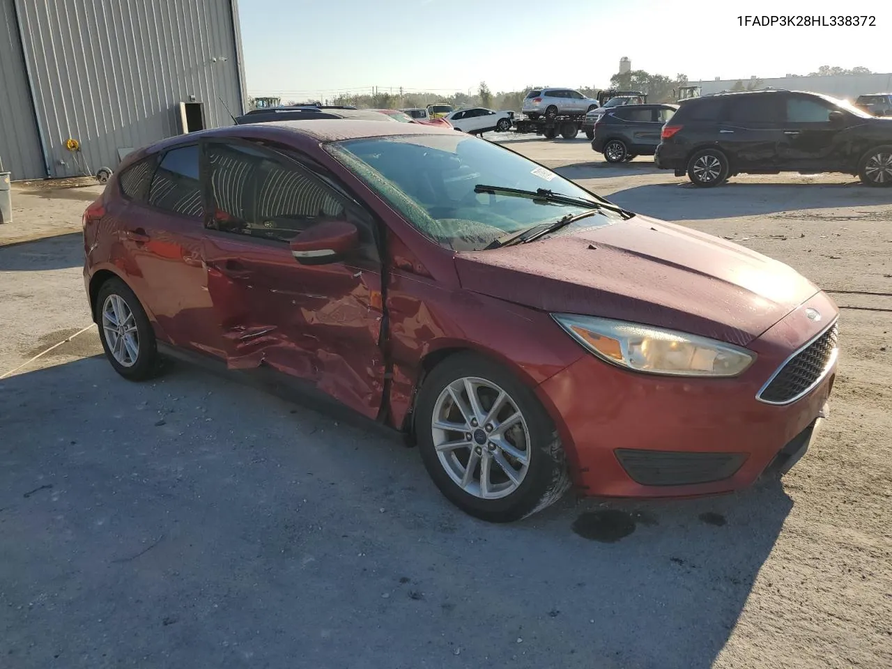 2017 Ford Focus Se VIN: 1FADP3K28HL338372 Lot: 77198054